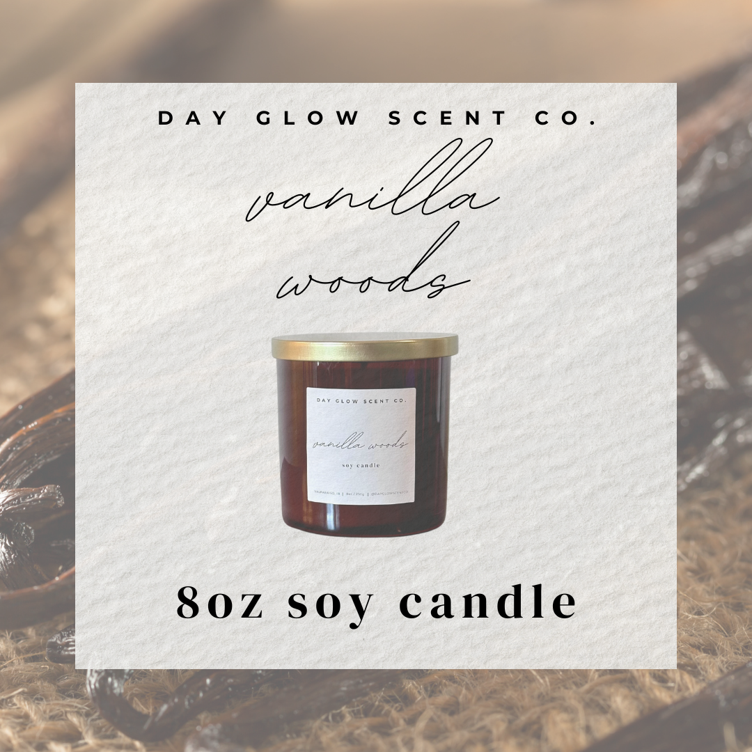 Vanilla Woods Soy Candle | 8oz