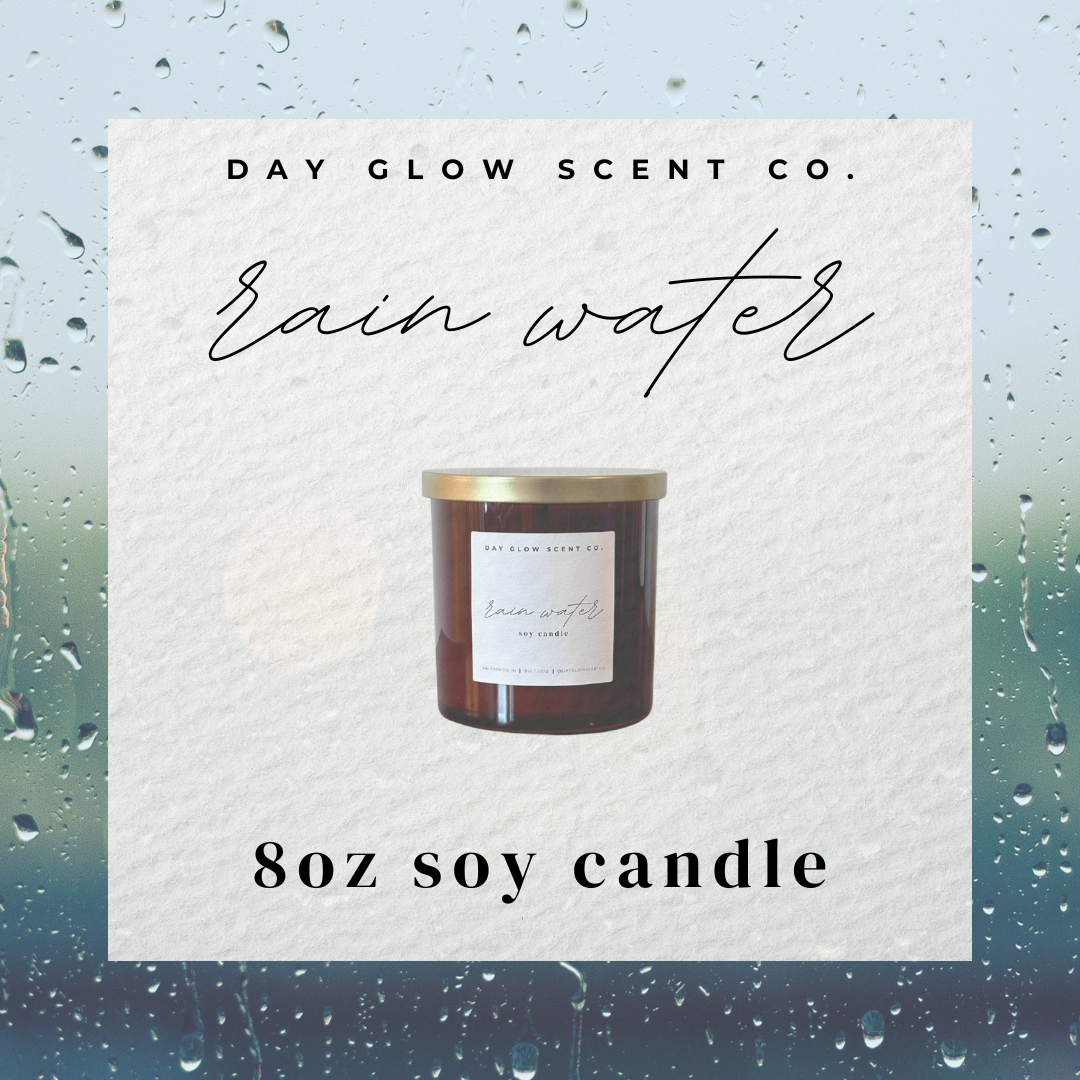 Rain Water Soy Candle | 8oz
