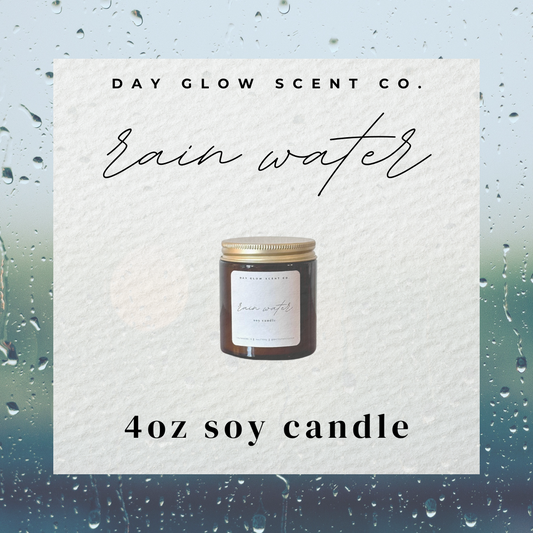 Rain Water Soy Candle | 4oz