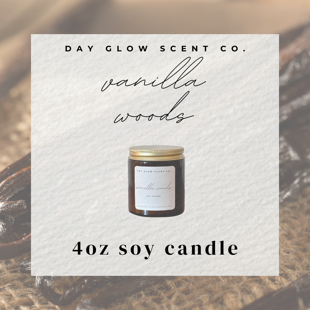 Vanilla Woods Soy Candle | 4oz