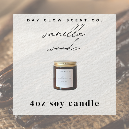 Vanilla Woods Soy Candle | 4oz