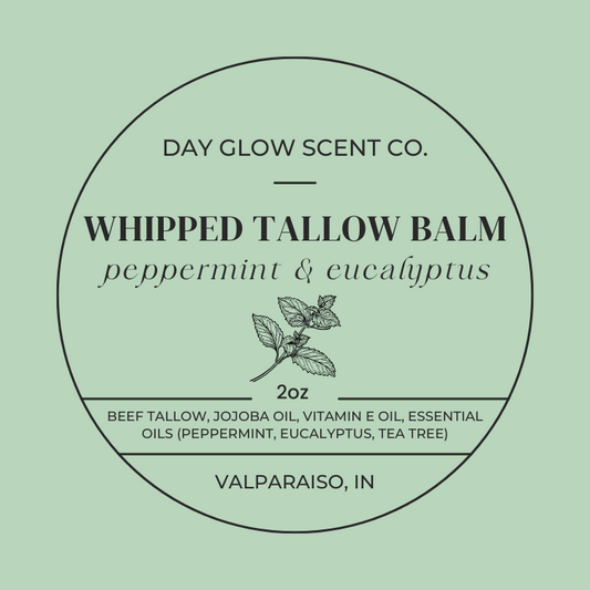 Whipped Tallow - Peppermint & Eucalyptus | 2oz (net wt. 1.7oz)
